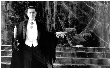 Fotograma de la pel&iacute;cula Dracula (1931), dirigida por Tod Browning&nbsp;(1880-1962) e interpretada por B&eacute;la Lugosi (1882-1956).