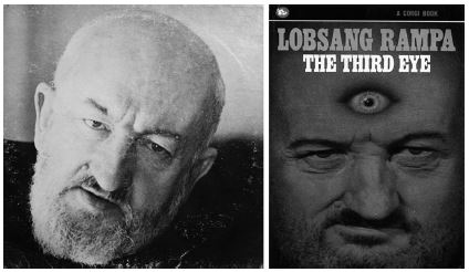 Fotograf&iacute;a de Tuesday Lobsang Rampa (Cyril Henry Hoskin)&nbsp;y portada de una de las ediciones del libro que le hizo famoso&nbsp;(The Third Eye, 1956). Su &eacute;xito como autor solo pudo compararse&nbsp;con su esc&aacute;ndalo como fraude.