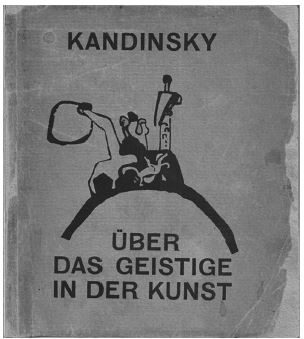 Portada del libro de Wassily Kandinsky&nbsp;titulado Sobre lo espiritual en el arte (&Uuml;ber das&nbsp;Geistige in der Kunst, Munich, R. Piper & Co.,&nbsp;1911).
