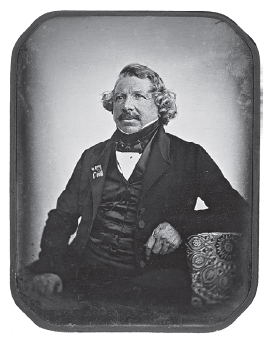 Louis-Jacques Mand&eacute; Daguerre&nbsp;en retrato al daguerrotipo realizado&nbsp;por Jean-Baptiste Sabatier-Blot (1801-1881), en 1844 (George Eastman Museum,&nbsp;Rochester, Nueva York, EE.UU.).