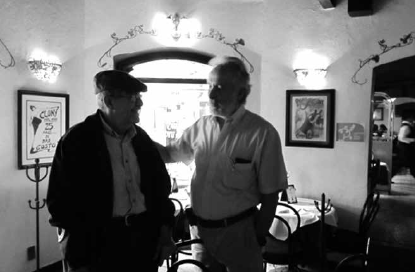 Carlos Moreno y Jos&eacute; Luis en un restaurante del sur de la&nbsp;ciudad de M&eacute;xico en octubre del 2014.