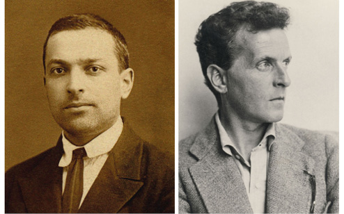 Fotograf&iacute;a de autor desconocido del psic&oacute;logo sovi&eacute;tico Lev Semyonovich Vygotsky, hacia 1925 (izquierda) y del fil&oacute;sofo, matem&aacute;tico y ling&uuml;ista de origen austr&iacute;aco, posteriormente nacionalizado brit&aacute;nico, Ludwig Wittgenstein, realizada en 1930 por el fot&oacute;grafo Moritz N&auml;hr (Austrian National Library, Viena) (derecha).